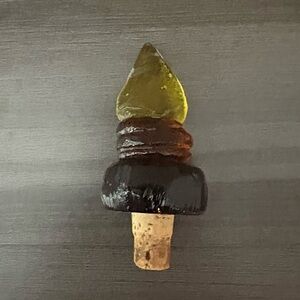 Unique Heavy Glass Bottle Stopper